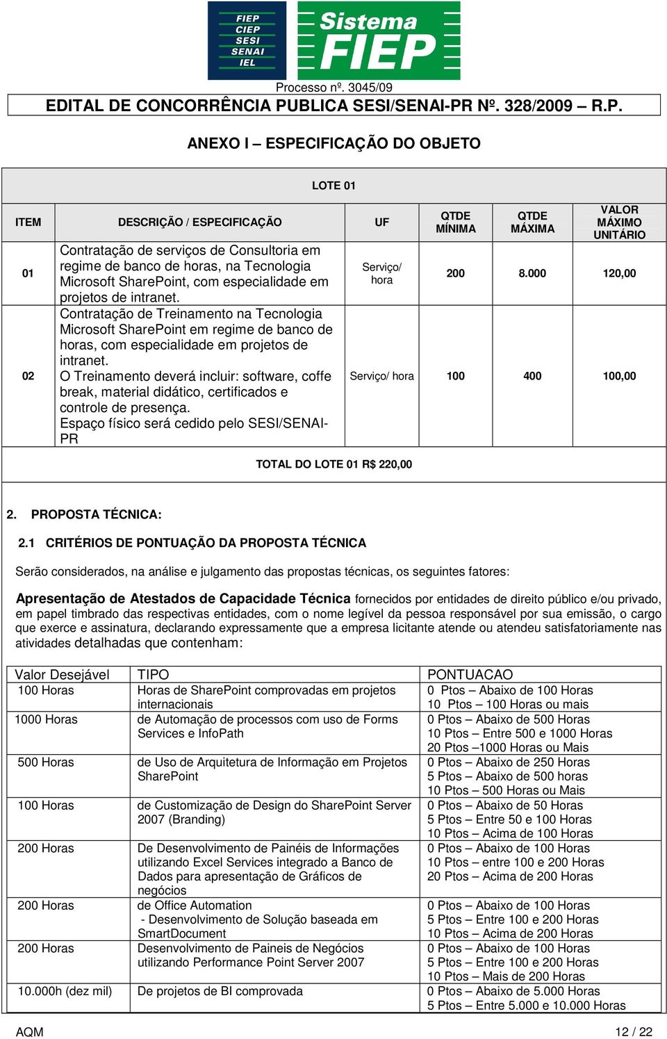 O Treinamento deverá incluir: software, coffe break, material didático, certificados e controle de presença.