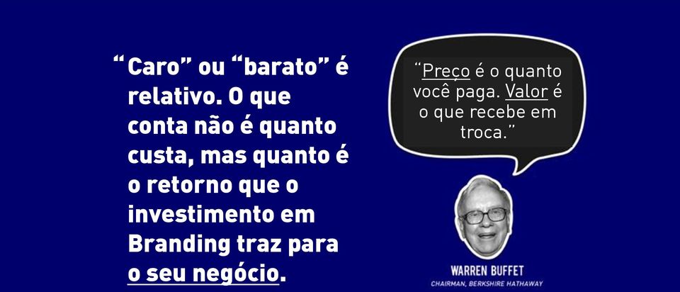 retorno que o investimento em Branding traz para