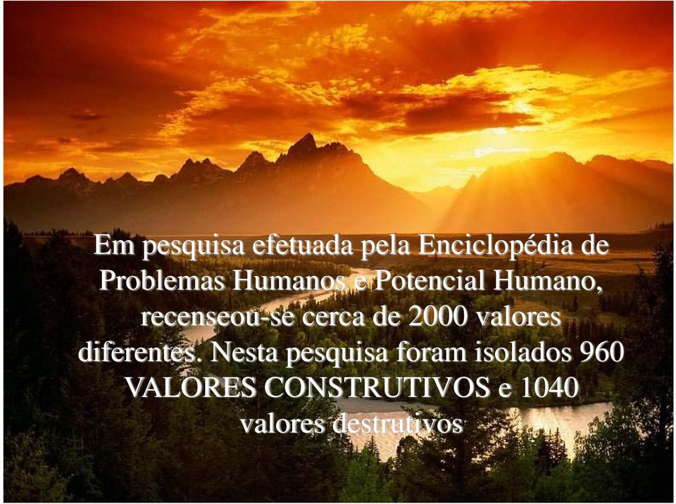 2000 valores diferentes.