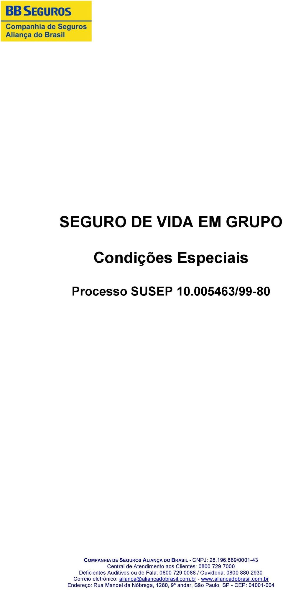 Especiais Processo