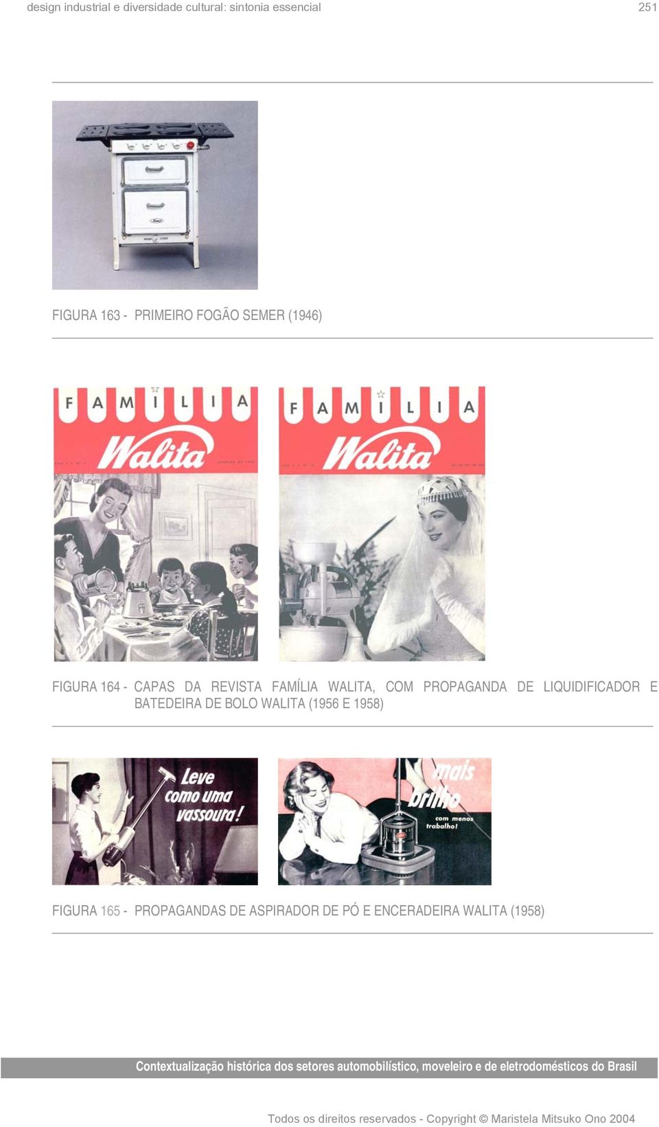 WALITA, COM PROPAGANDA DE LIQUIDIFICADOR E BATEDEIRA DE BOLO WALITA (1956