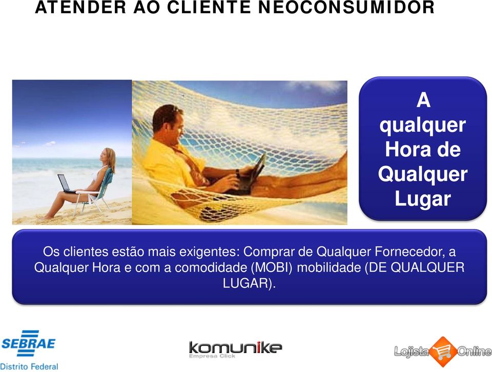 Comprar de Qualquer Fornecedor, a Qualquer Hora e