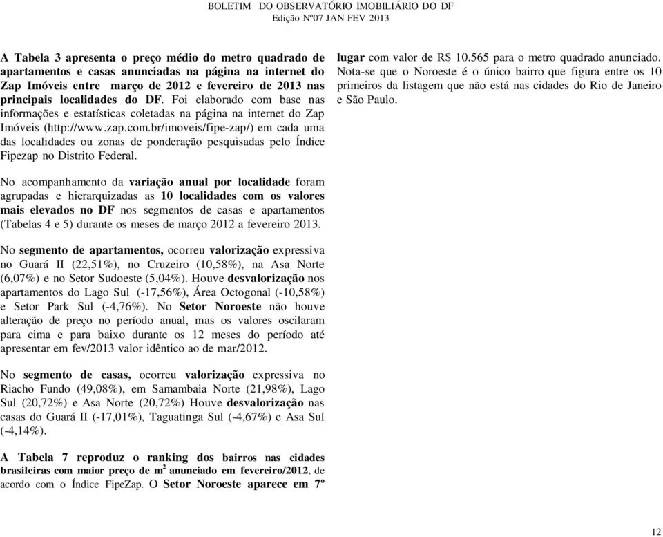 lugar com valor de R$ 10.565 para o metro quadrado anunciado.