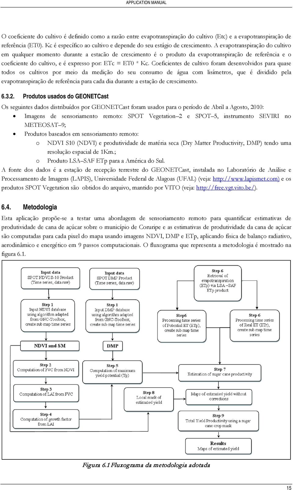 Coeficientes de cultivo foram desenvolvidos para quase todos os cultivos por meio da medição do seu consumo de água com lisímetros, que é dividido pela evapotranspiração de referência para cada dia