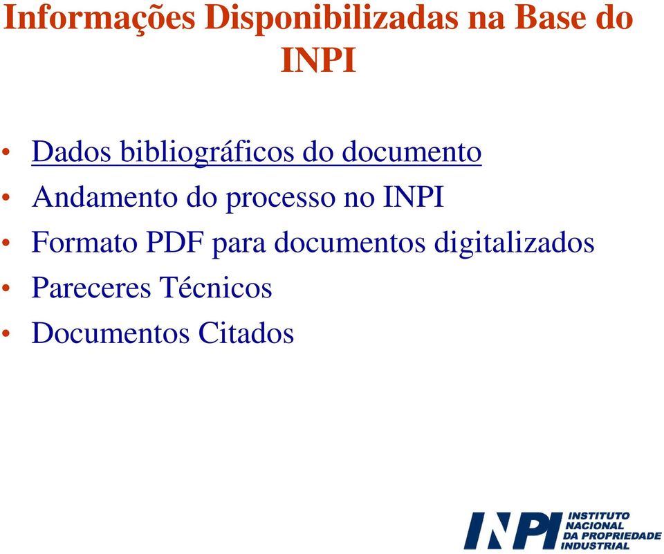 processo no INPI Formato PDF para documentos