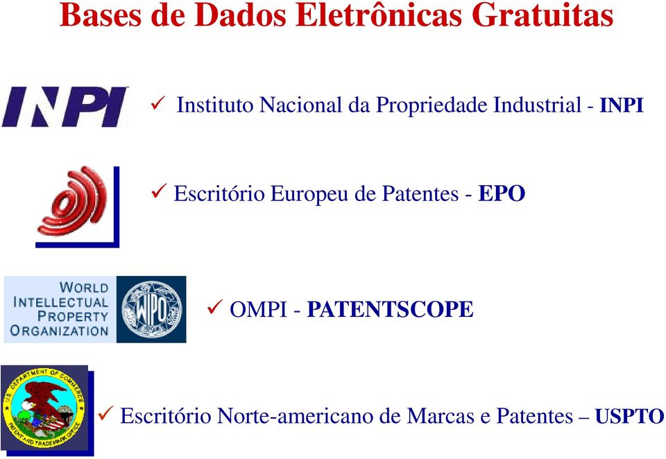 Escritório Europeu de Patentes - EPO OMPI -