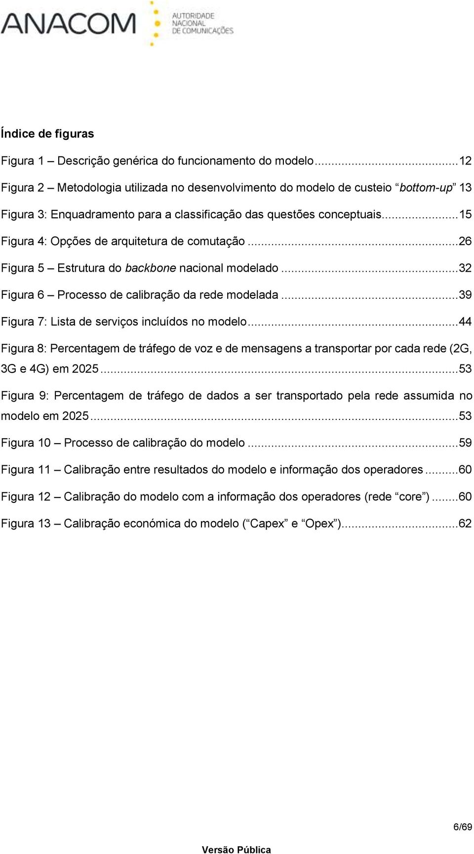 ..15 Figura 4: Opções de arquitetura de comutação...26 Figura 5 Estrutura do backbone nacional modelado...32 Figura 6 Processo de calibração da rede modelada.