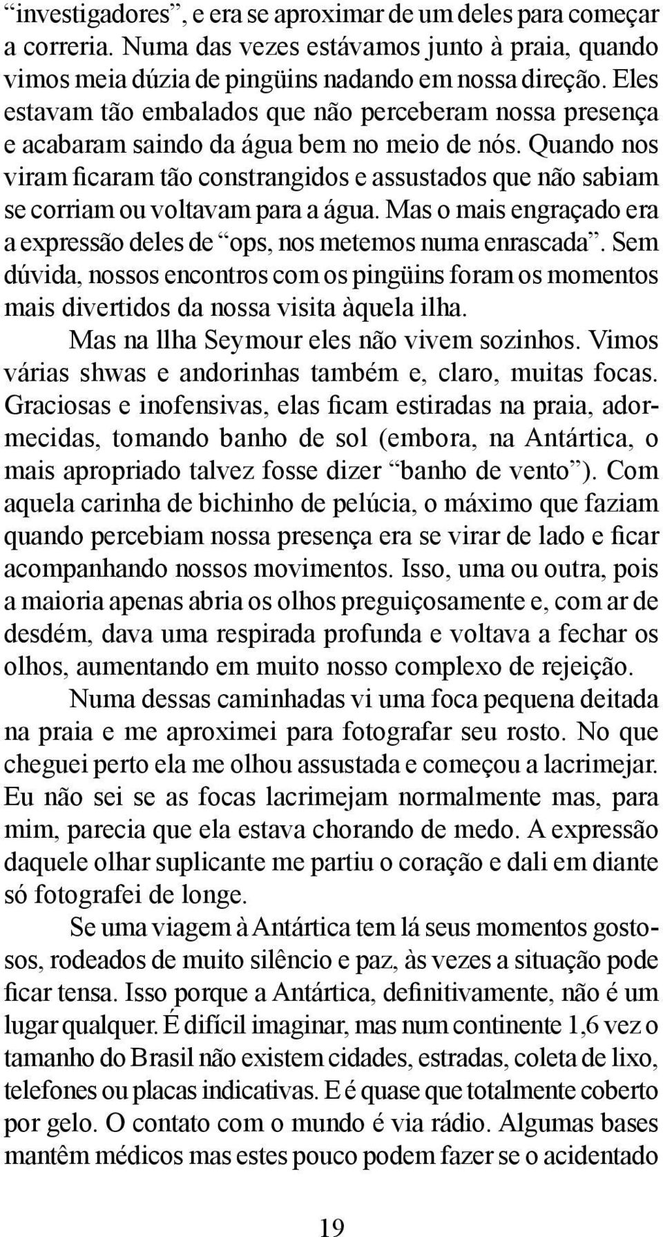 Quando nos viram ficaram tão constrangidos e assustados que não sabiam se corriam ou voltavam para a água. Mas o mais engraçado era a expressão deles de ops, nos metemos numa enrascada.