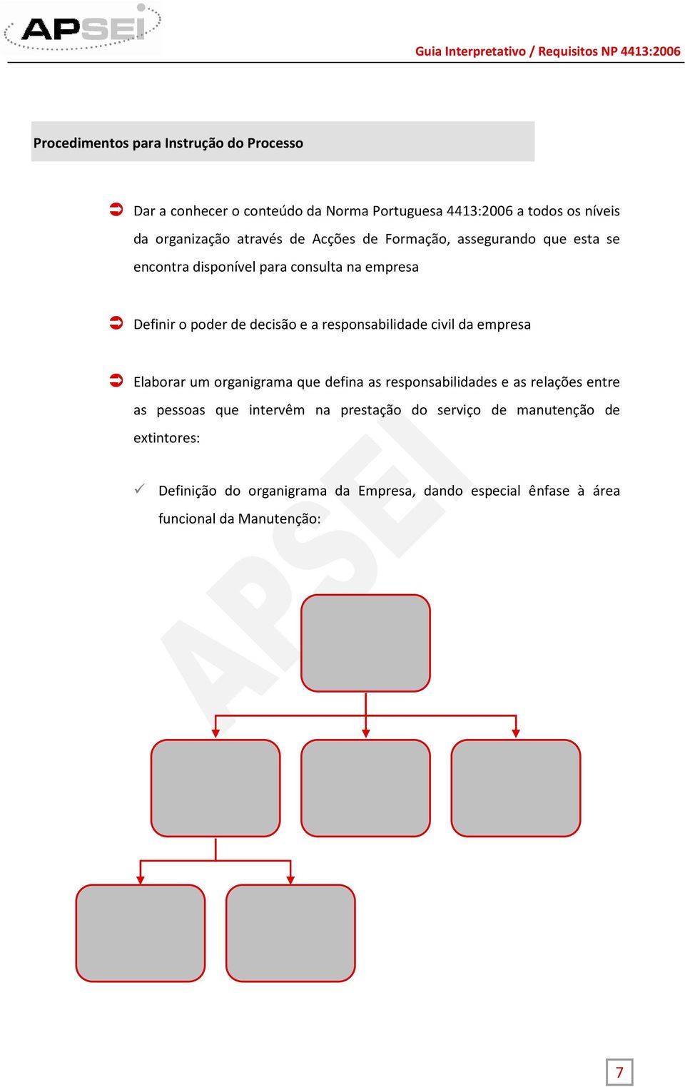 responsabilidade civil da empresa Elaborar um organigrama que defina as responsabilidades e as relações entre as pessoas que intervêm