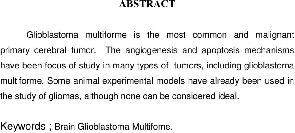 including glioblastoma multiforme.