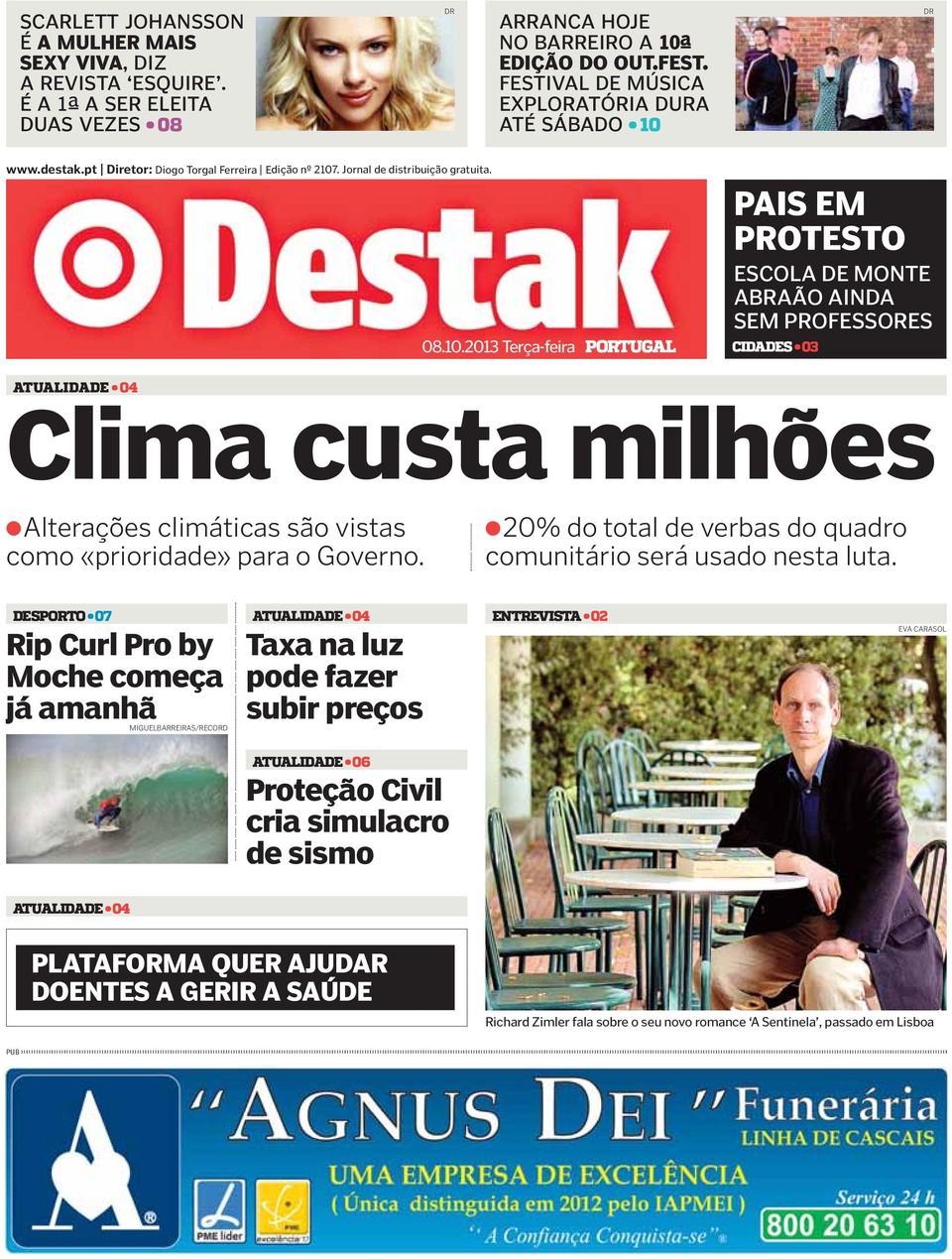 DR www.destak.pt Diretor: Diogo Torgal Ferreira Edição nº 2107