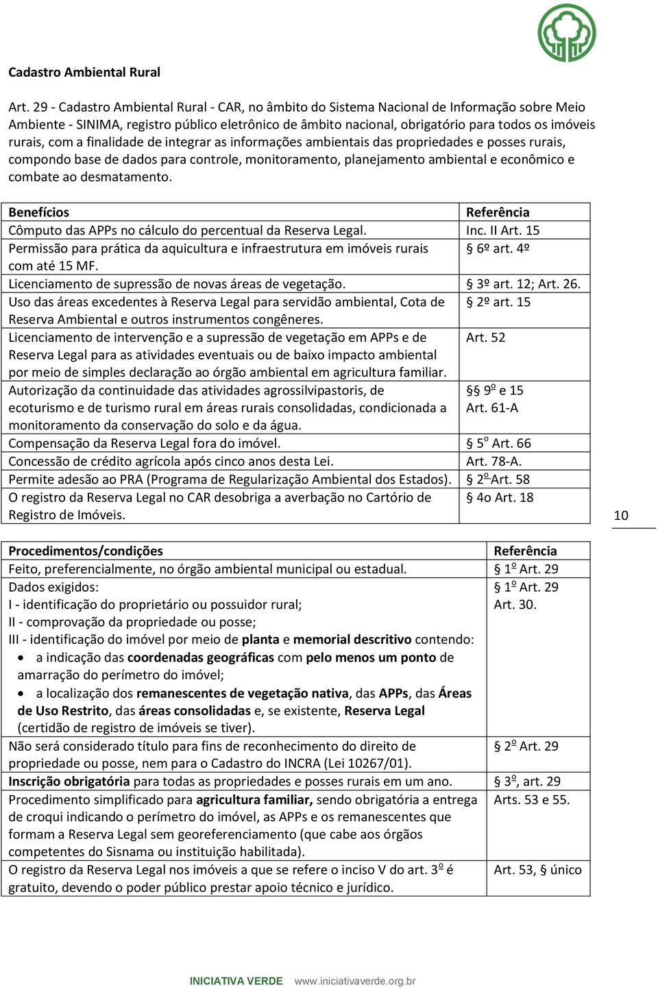 rurais, com a finalidade de integrar as informações ambientais das propriedades e posses rurais, compondo base de dados para controle, monitoramento, planejamento ambiental e econômico e combate ao