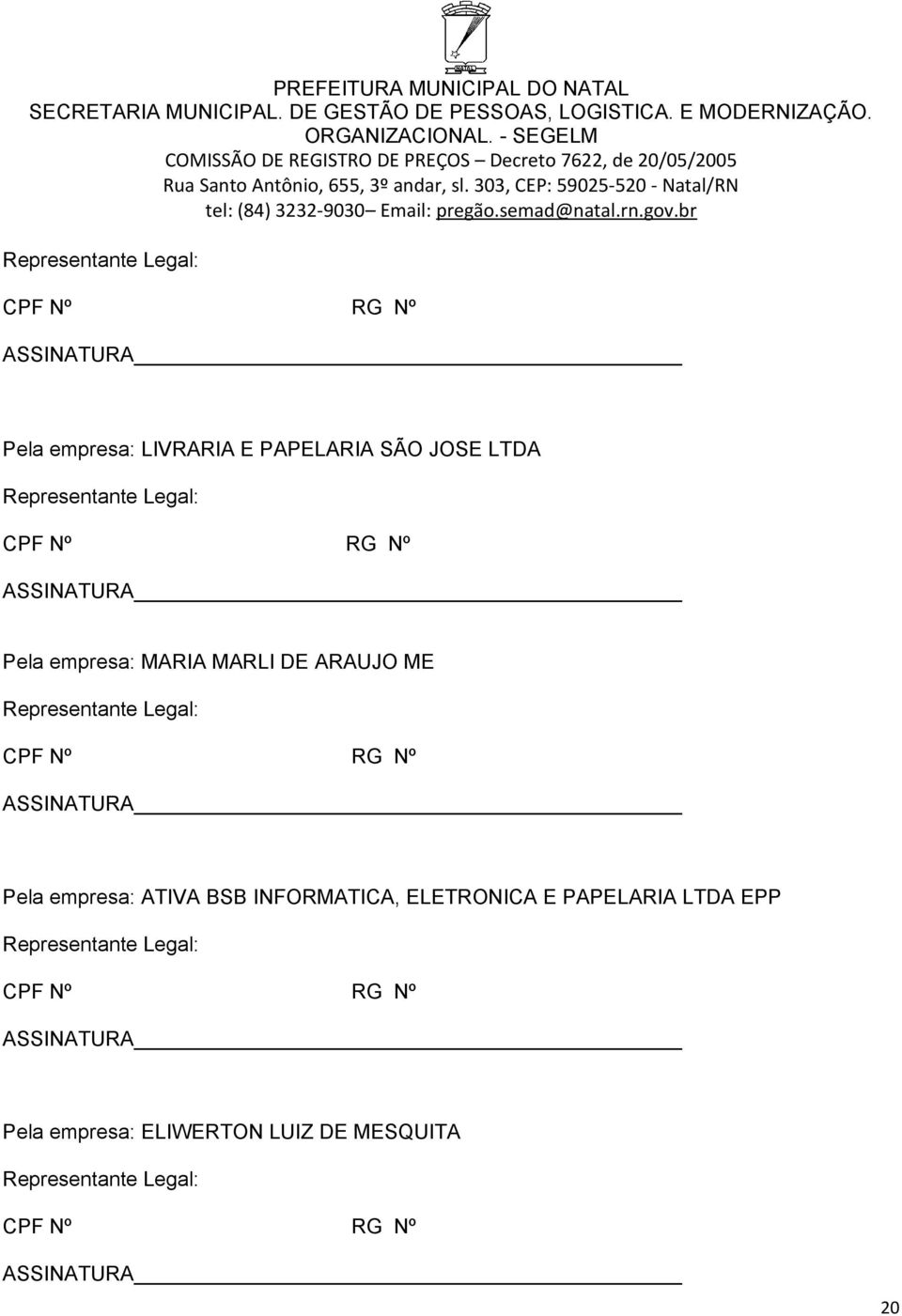 empresa: ATIVA BSB INFORMATICA, ELETRONICA E