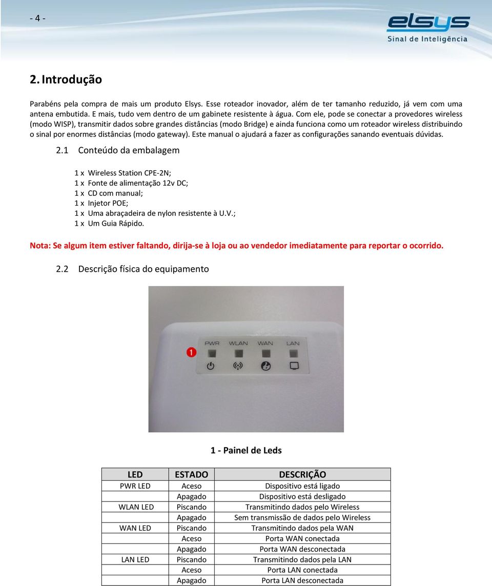 Com ele, pode se conectar a provedores wireless (modo WISP), transmitir dados sobre grandes distâncias (modo Bridge) e ainda funciona como um roteador wireless distribuindo o sinal por enormes