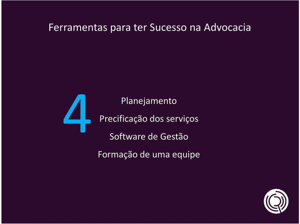 4Precificação dos serviços