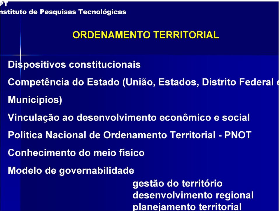 (União, Estas, Distrito Federal e Municípios) Vinculação ao desenvolvimento