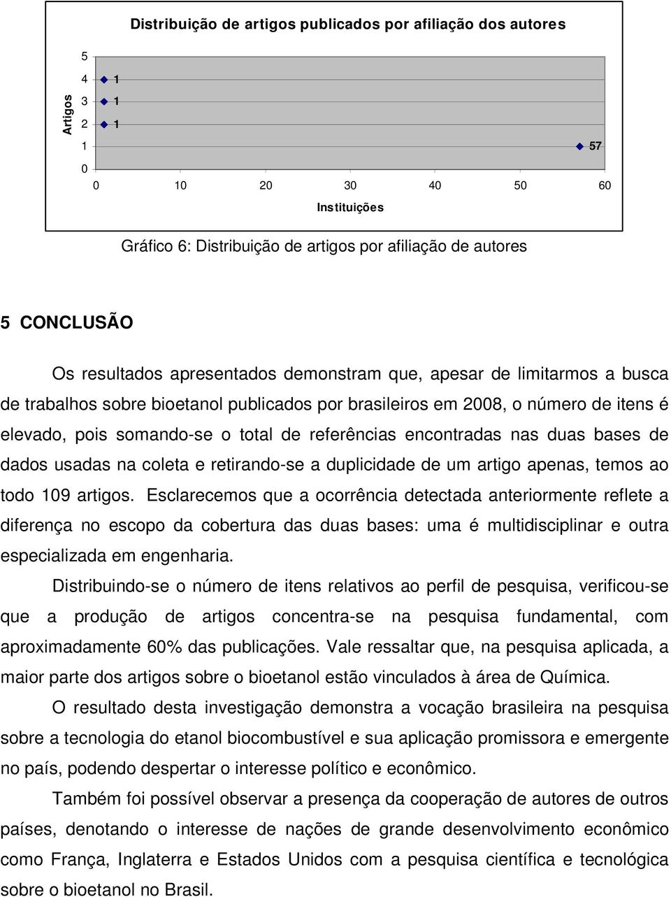 referências encontradas nas duas bases de dados usadas na coleta e retirando-se a duplicidade de um artigo apenas, temos ao todo 109 artigos.