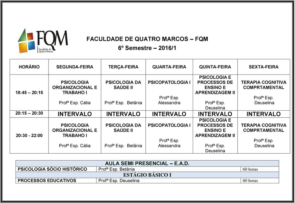 ZAGEM AULA SEMI PRESENCIAL E.A.D.