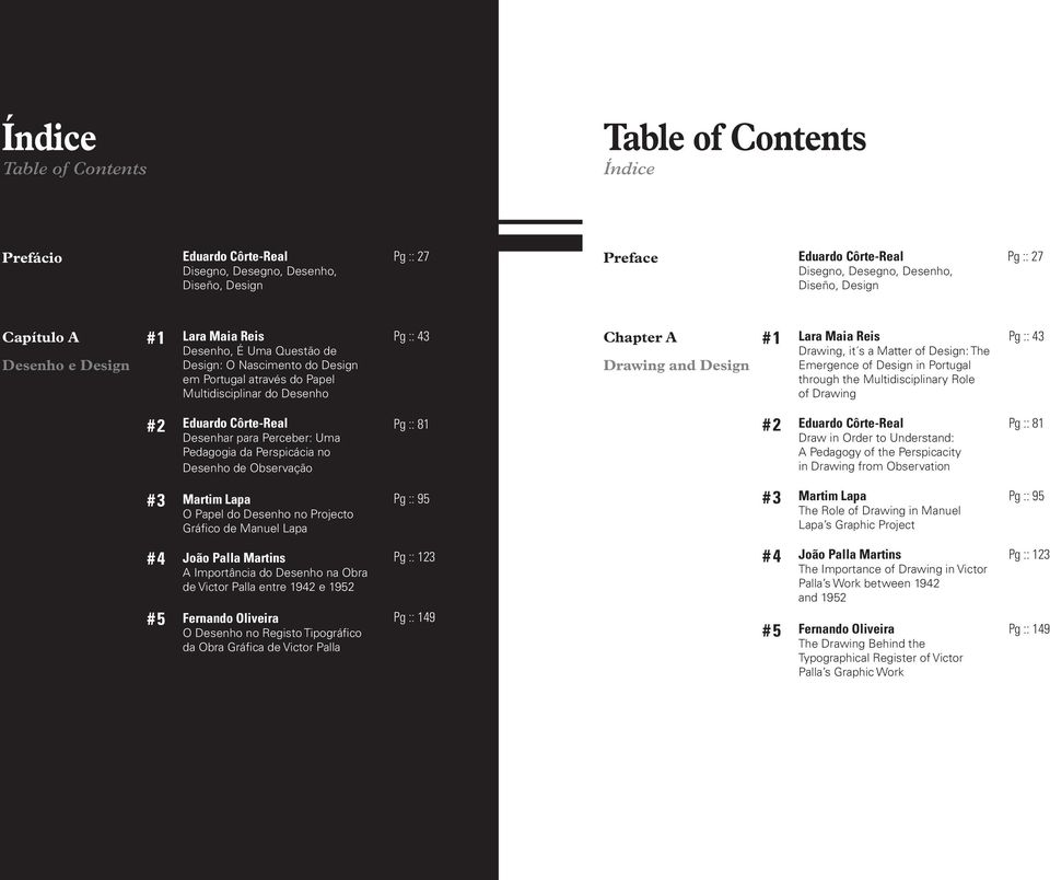 Maia Reis Pg :: 43 Drawing, it s a Matter of Design: The Drawing and Design Emergence of Design in Portugal through the Multidisciplinary Role of Drawing # 2 Eduardo Côrte -Real Desenhar para