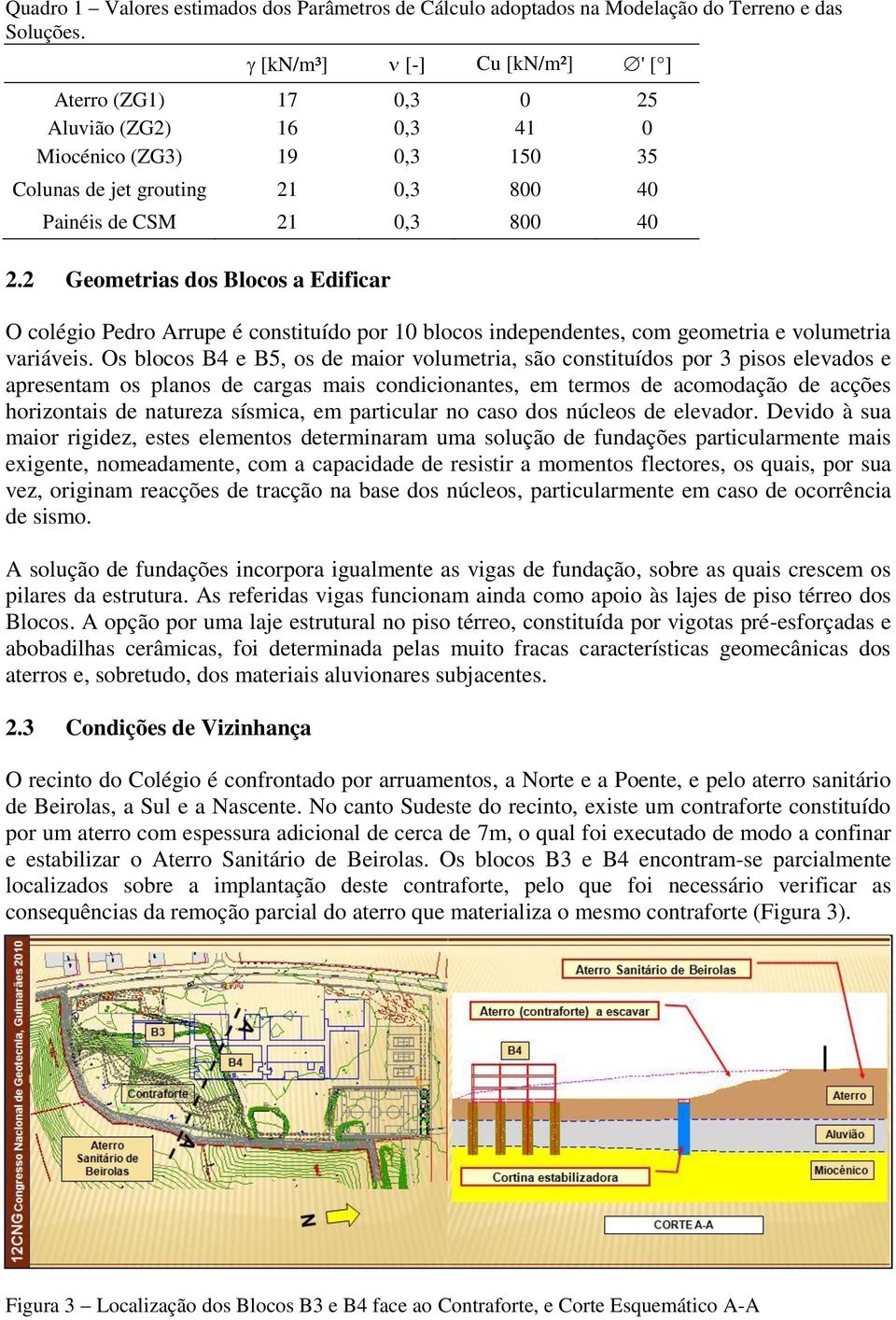 2 Geometrias dos Blocos a Edificar O colégio Pedro Arrupe é constituído por 10 blocos independentes, com geometria e volumetria variáveis.