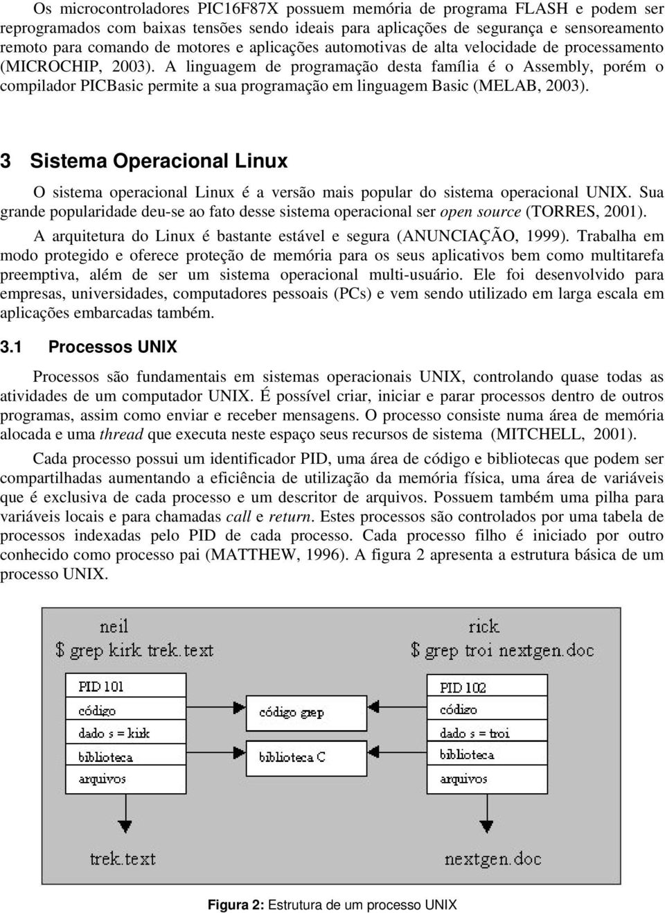 A linguagem de programação desta família é o Assembly, porém o compilador PICBasic permite a sua programação em linguagem Basic (MELAB, 2003).