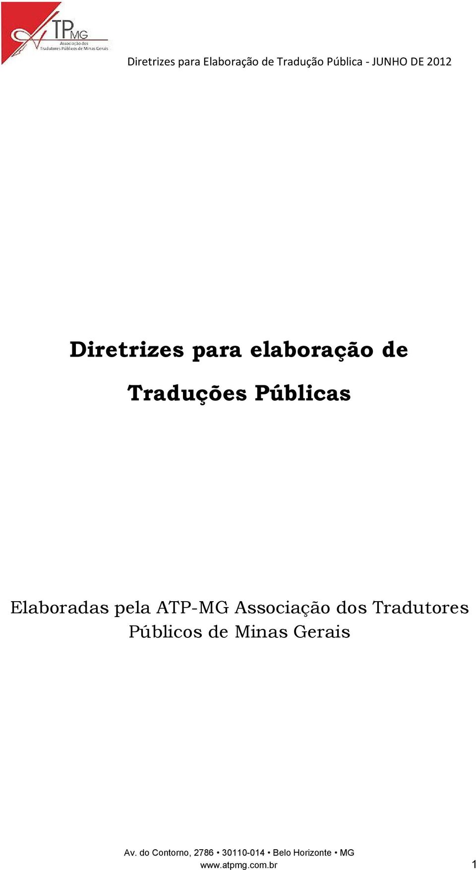 ATP-MG Associação dos Tradutores