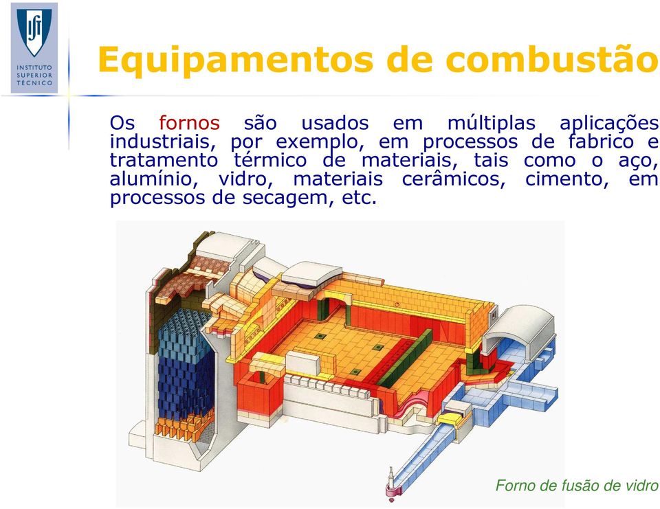 tratamento térmico de materiais, tais como o aço, alumínio, vidro,