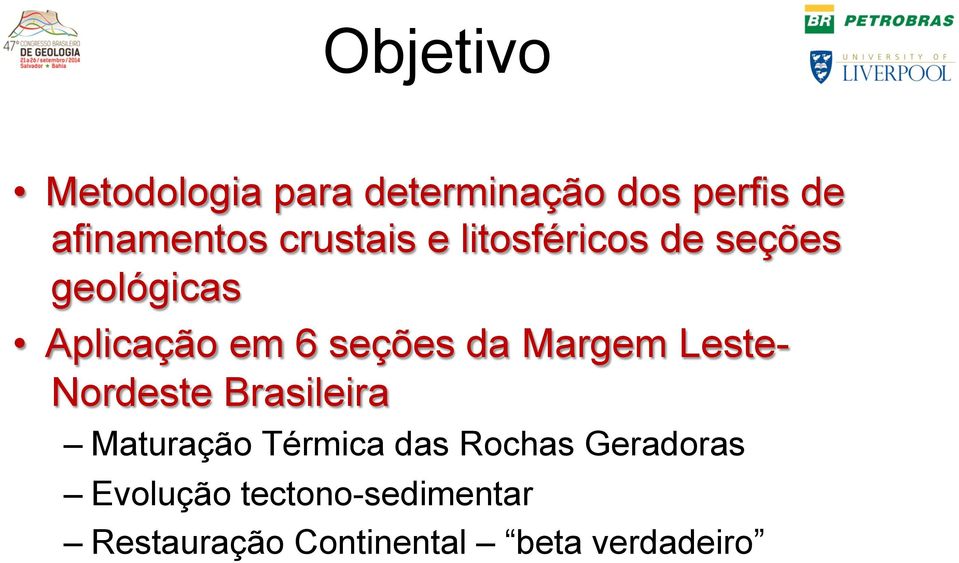 da Margem Leste- Nordeste Brasileira Maturação Térmica das Rochas