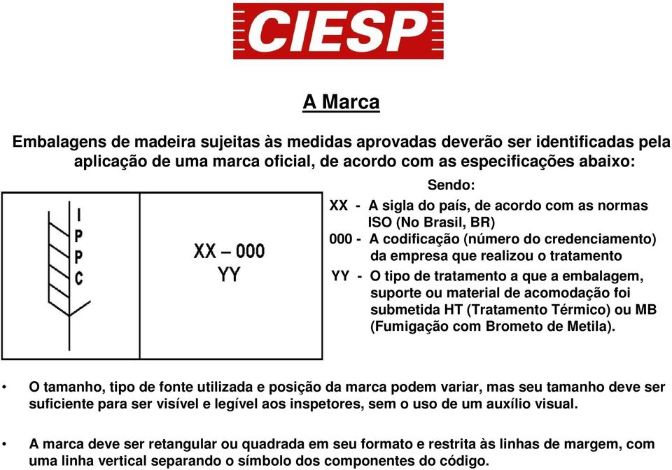 acomodação foi submetida HT (Tratamento Térmico) ou MB (Fumigação com Brometo de Metila).