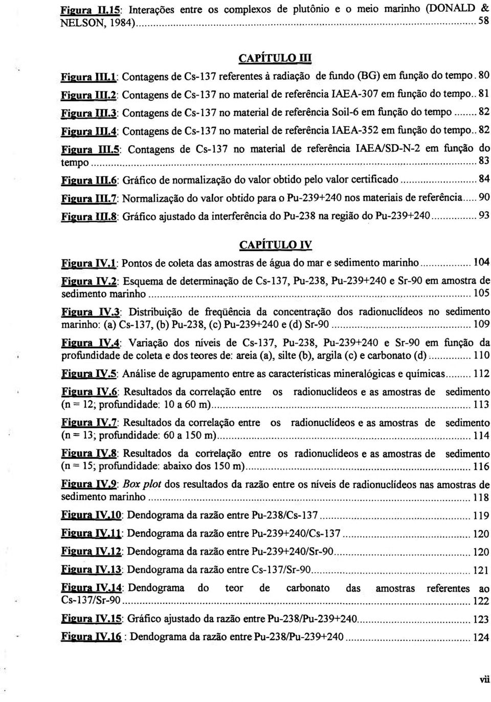 4: Contagens de Cs-137 no material de referência IAEA-352 em fiinção do tempo.. 82 Figura nls: Contagens de Cs-137 no material de referência IAEA/SD-N-2 em fimção do tempo 83 Figura in.