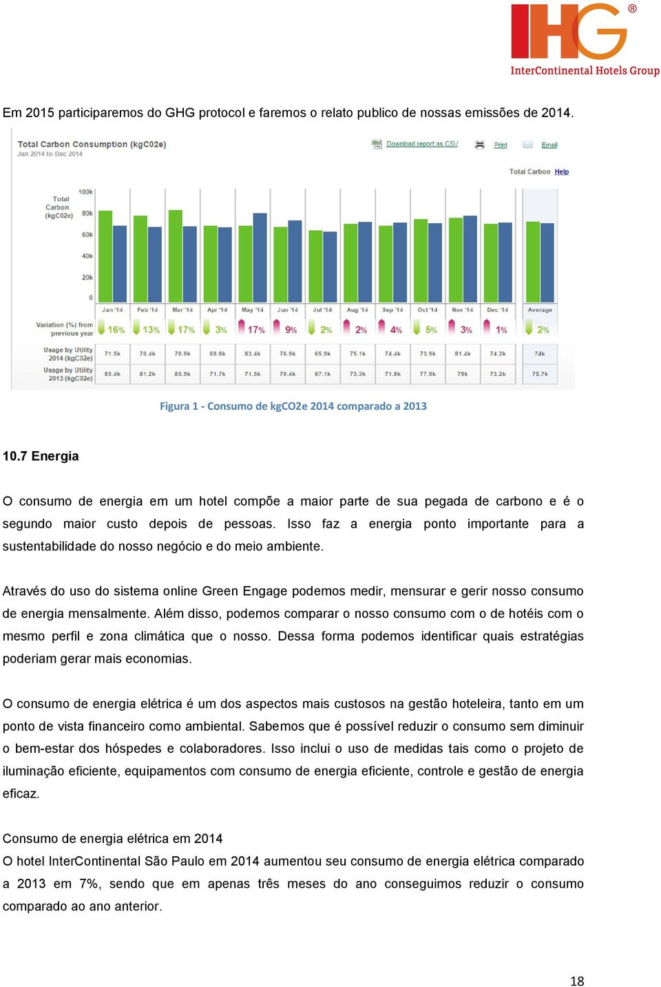 Isso faz a energia ponto importante para a sustentabilidade do nosso negócio e do meio ambiente.