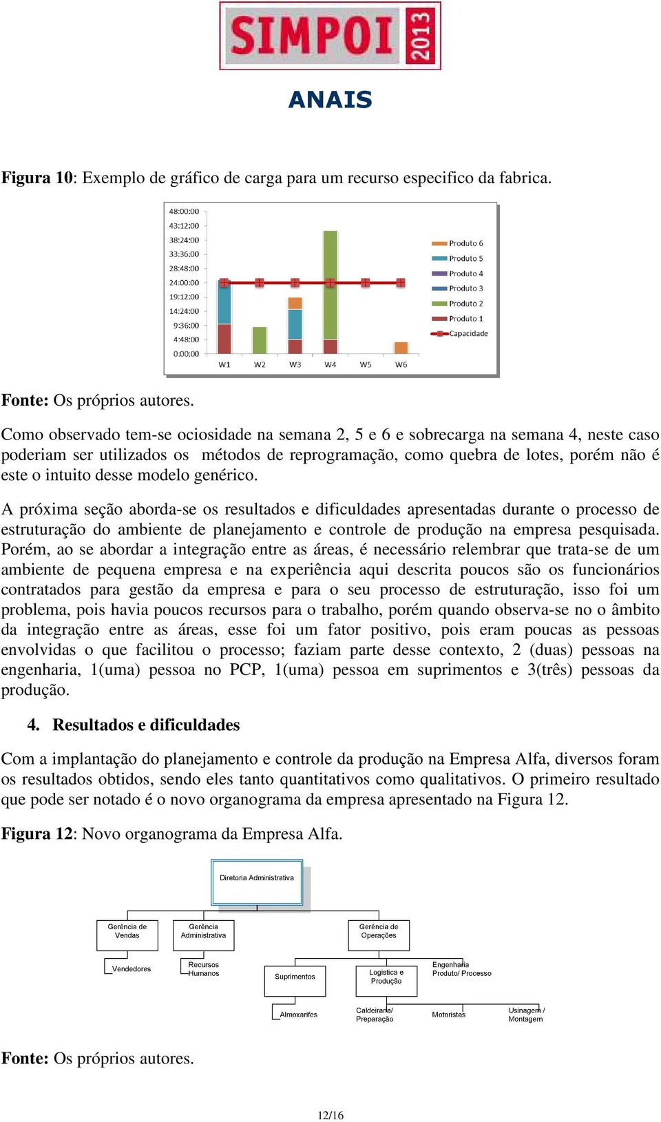 modelo genérico. A próxima seção aborda-se os resultados e dificuldades apresentadas durante o processo de estruturação do ambiente de planejamento e controle de produção na empresa pesquisada.