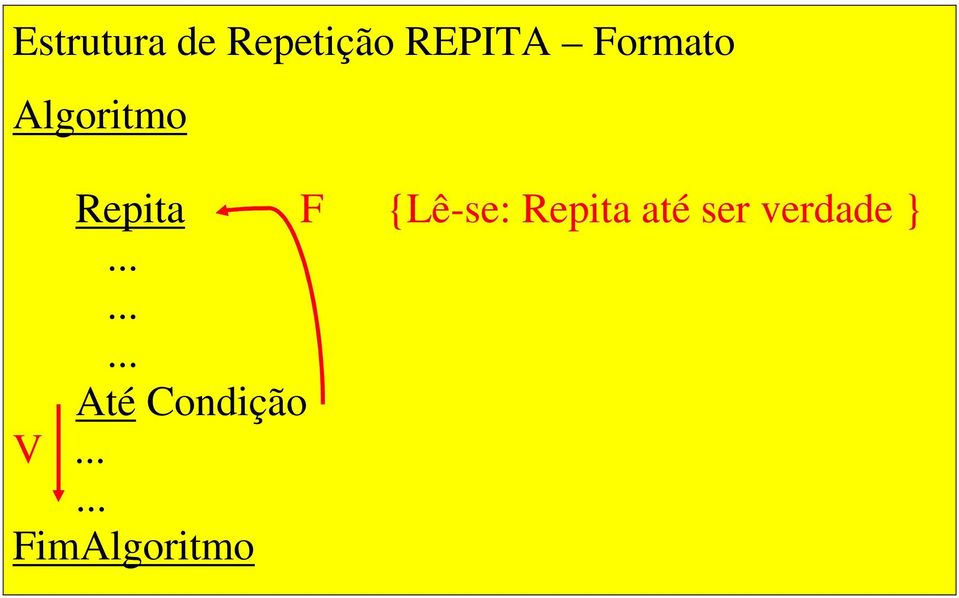 {Lê-se: Repita até ser