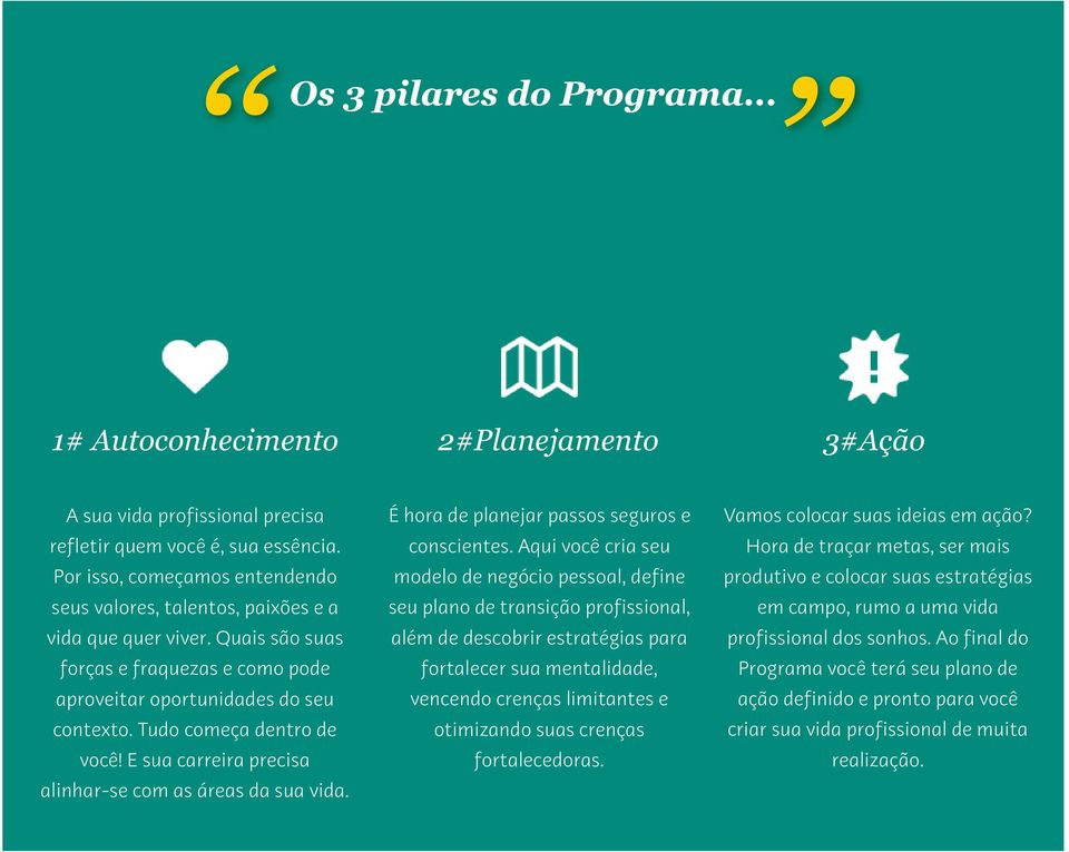 Tudo começa dentro de você! E sua carreira precisa alinhar-se com as áreas da sua vida. É hora de planejar passos seguros e conscientes.