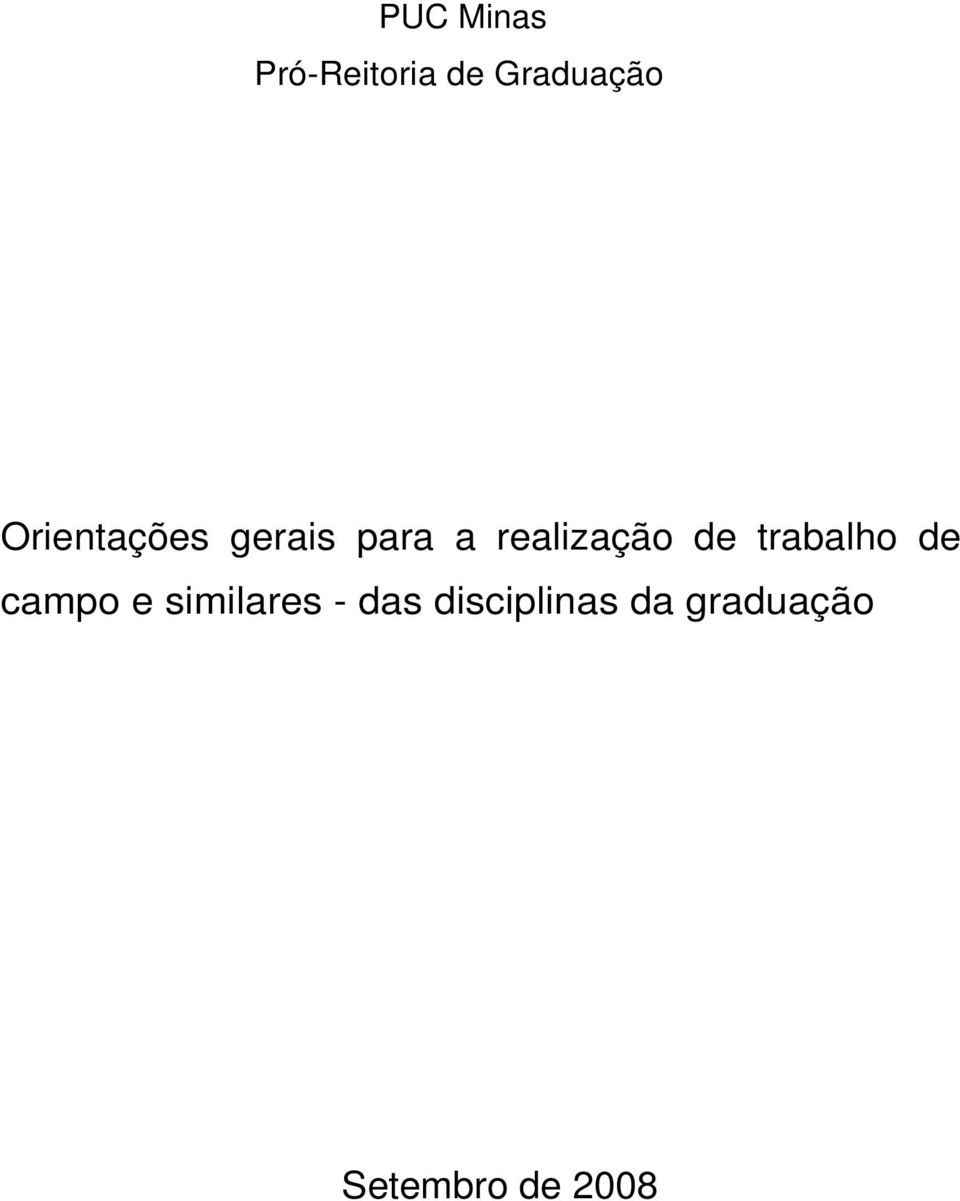 de trabalho de campo e similares - das