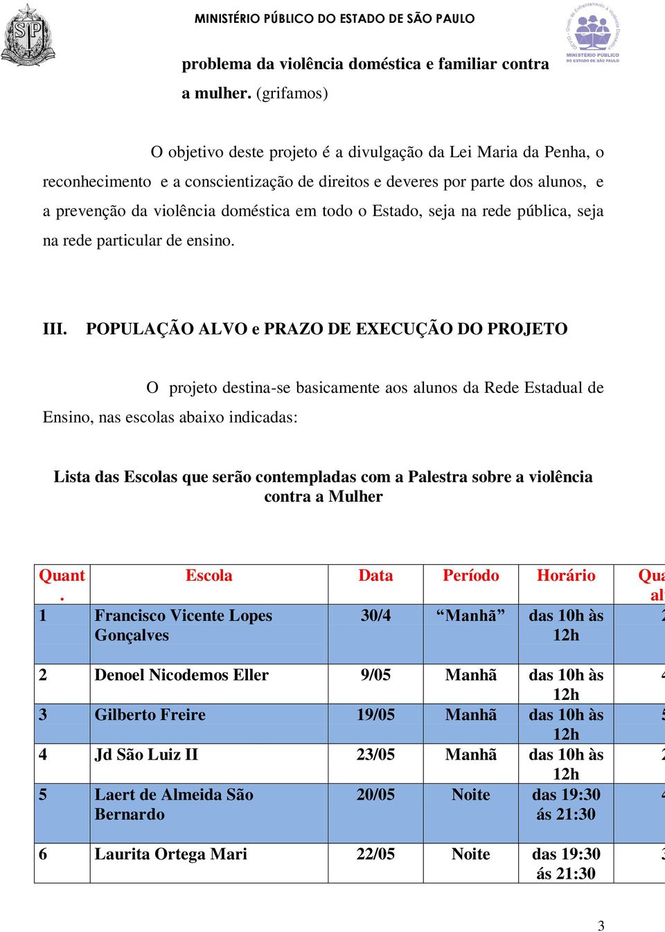 o Estado, seja na rede pública, seja na rede particular de ensino. III.