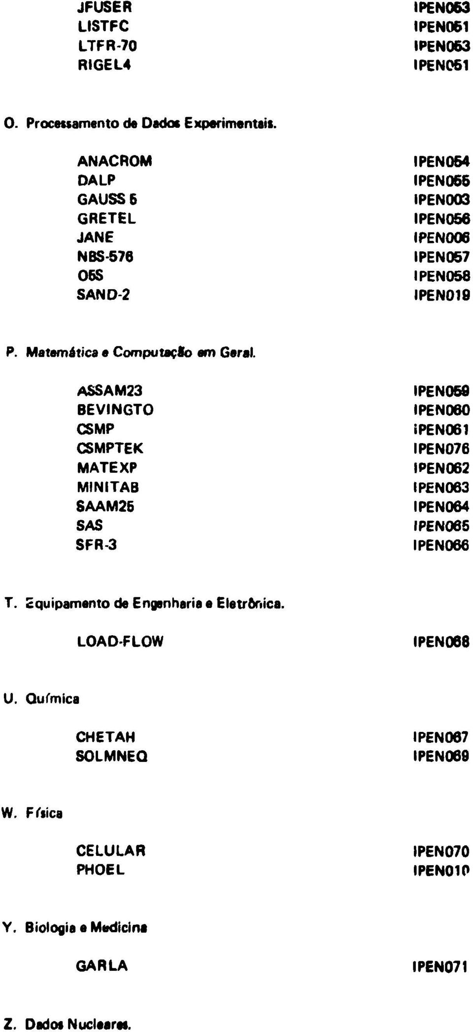 Matemática e Computação em Geral.