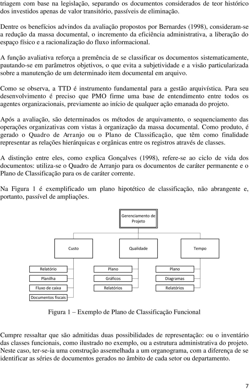 racionalização do fluxo informacional.