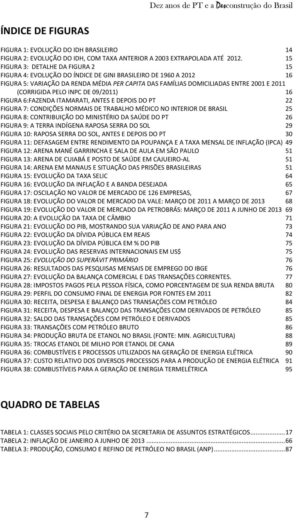 (CORRIGIDA PELO INPC DE 09/2011) 16 FIGURA 6:FAZENDA ITAMARATI, ANTES E DEPOIS DO PT 22 FIGURA 7: CONDIÇÕES NORMAIS DE TRABALHO MÉDICO NO INTERIOR DE BRASIL 25 FIGURA 8: CONTRIBUIÇÃO DO MINISTÉRIO DA