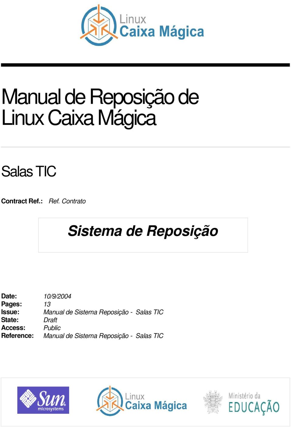 Contrato Sistema de Reposição Date: