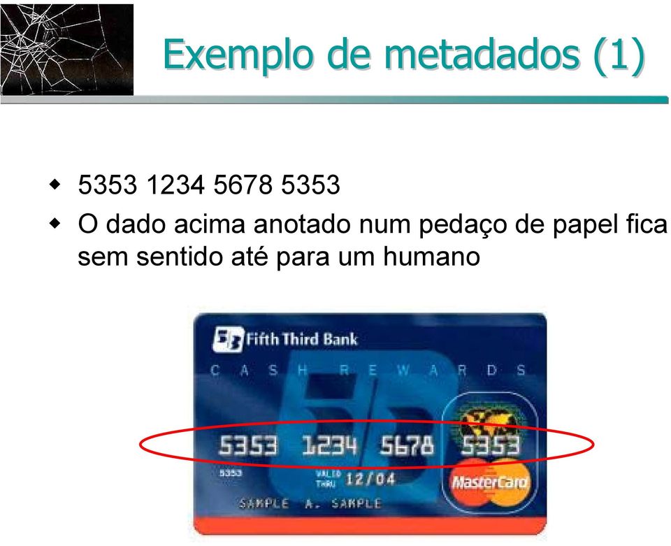 anotado num pedaço de papel