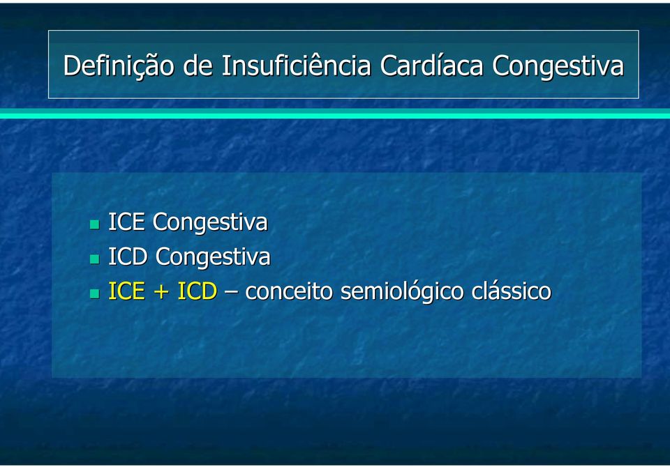 Congestiva ICD Congestiva