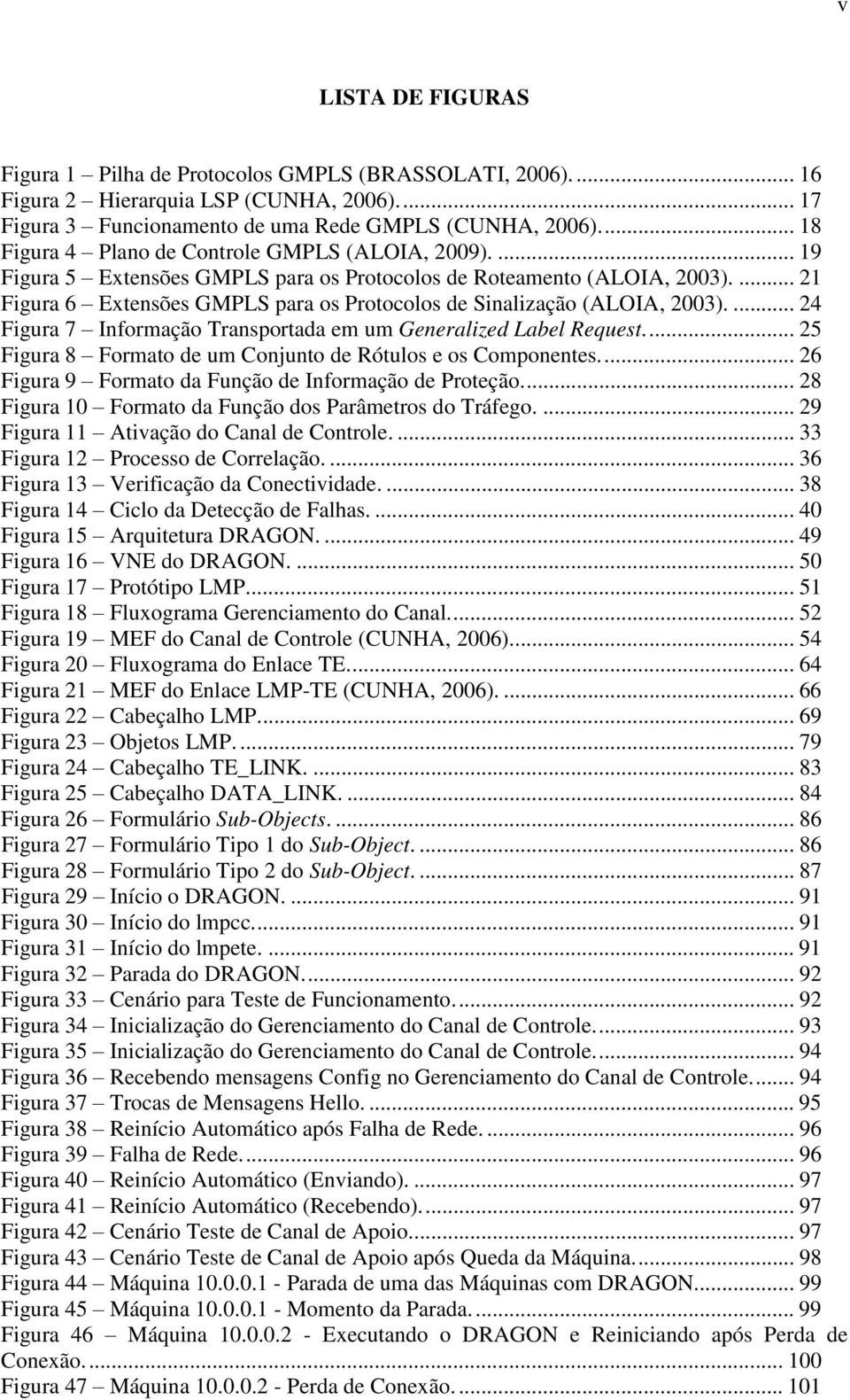 ... 21 Figura 6 Extensões GMPLS para os Protocolos de Sinalização (ALOIA, 2003).... 24 Figura 7 Informação Transportada em um Generalized Label Request.