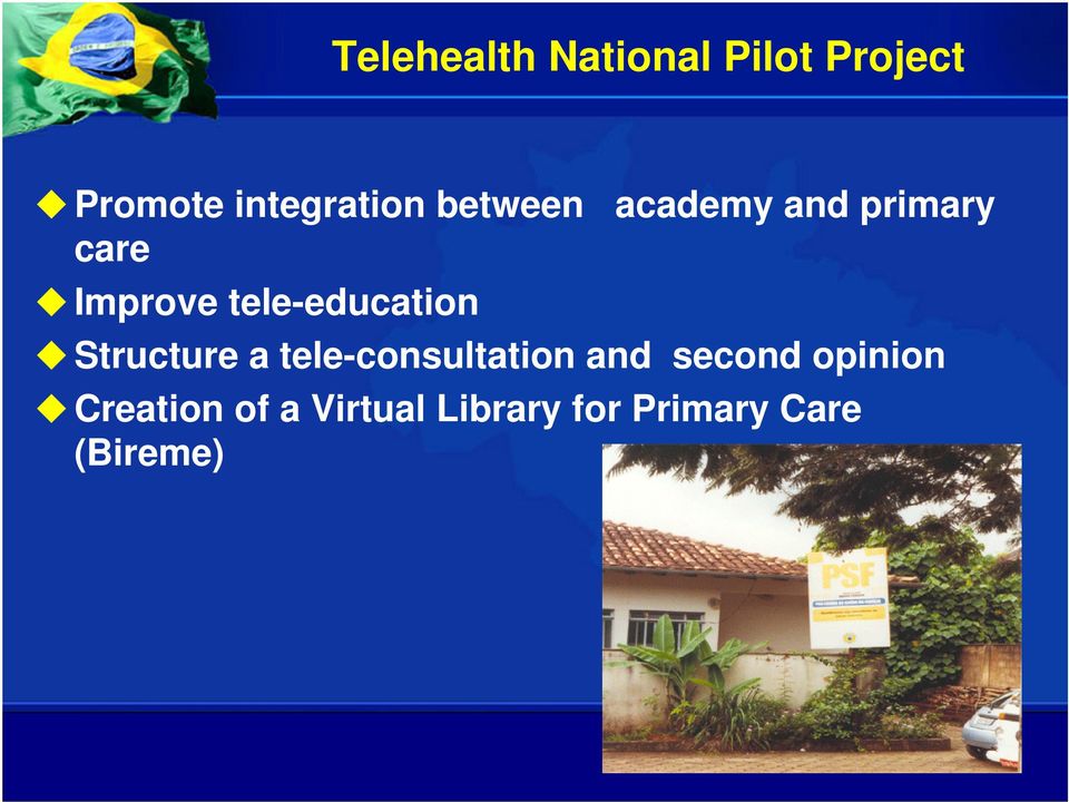 tele-education Structure a tele-consultation and