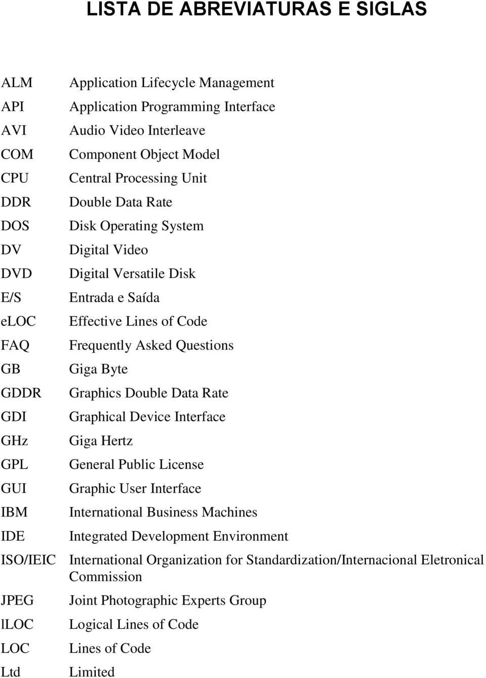 Questions Giga Byte Graphics Double Data Rate Graphical Device Interface Giga Hertz General Public License Graphic User Interface International Business Machines Integrated Development