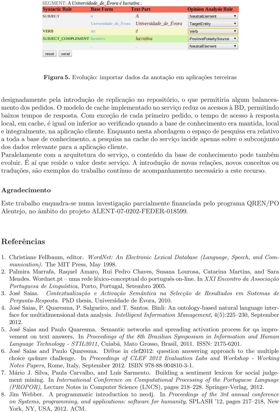 Com exceção de cada primeiro pedido, o tempo de acesso à resposta local, em cache, é igual ou inferior ao verificado quando a base de conhecimento era mantida, local e integralmente, na aplicação