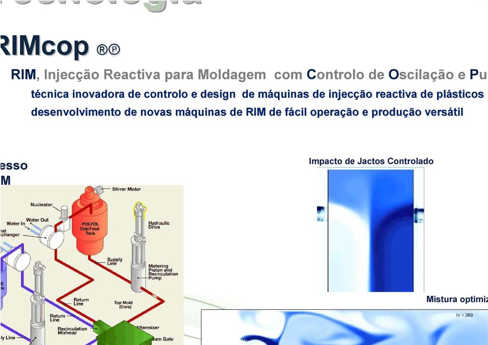 injecção reactiva de plásticos desenvolvimento de novas máquinas m de RIM