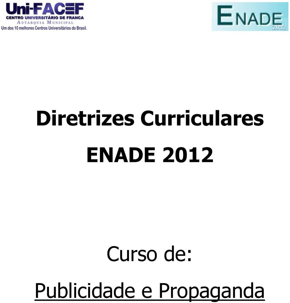 ENADE 2012 Curso