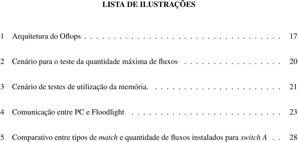 ................ 20 3 Cenário de testes de utilização da memória.