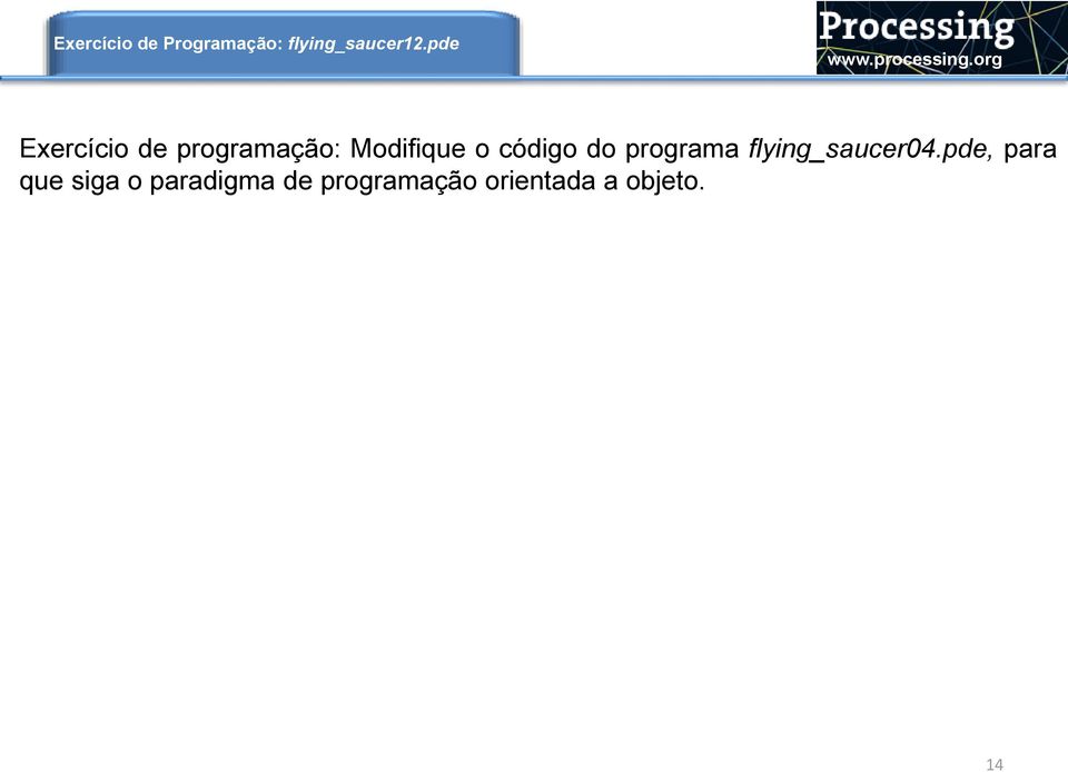 código do programa flying_saucer04.